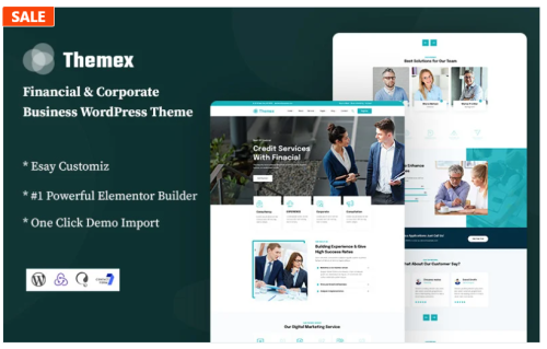 Themex - Financial & Corporate Business WordPress Theme