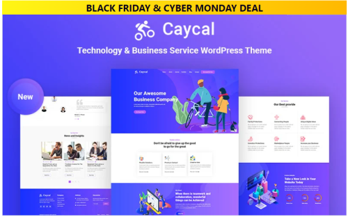Caycal - Startup Technology & Business Service WordPress Theme