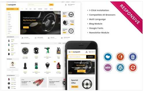 Autopath - The Ultimate Autopart Woocommerce Responsive Store