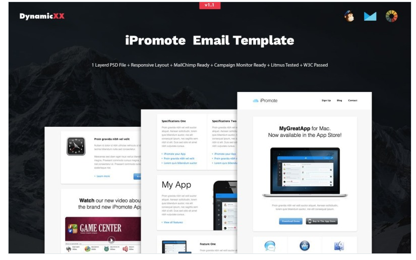 iPromote + Email Template