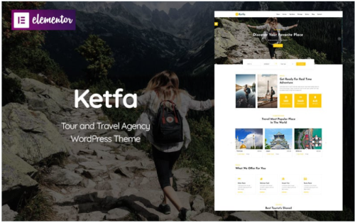 Ketfa – Tour and Travel Agency WordPress Theme