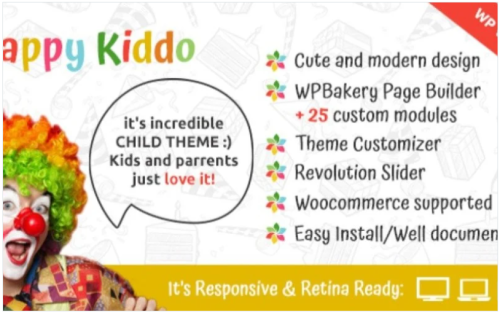 Happy Kiddo - Multipurpose Kids WordPress Theme