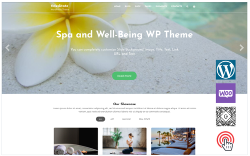 tMeditate - Spa and Well-Being WordPress Theme