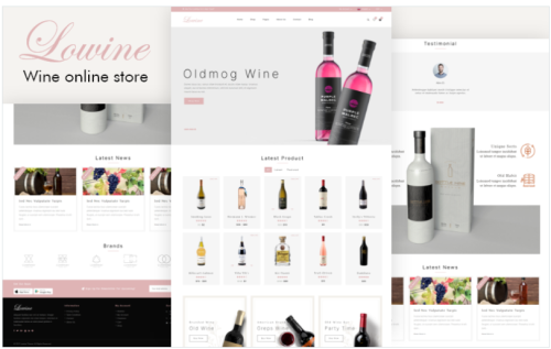 Lowine - Wine Multipurpose Woocommerce Theme
