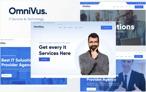 Omnivus - IT Solutions & Services WordPress Theme