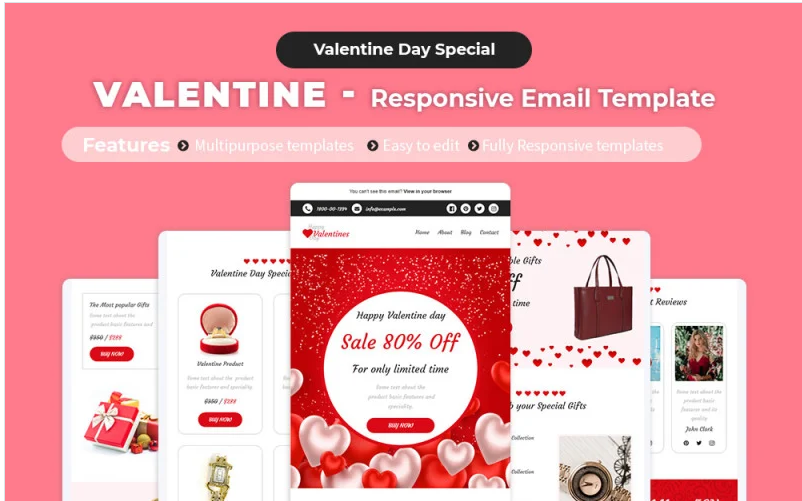 Valentine's Day - Responsive Email Template