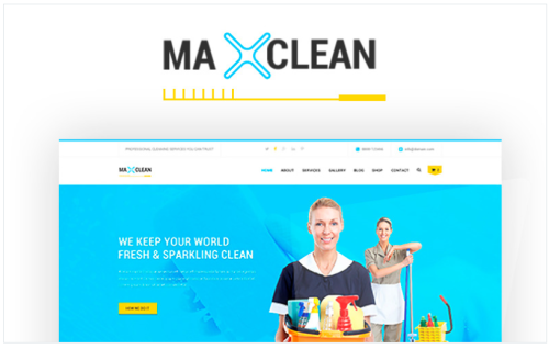 MaxClean - Cleaning WordPress Theme