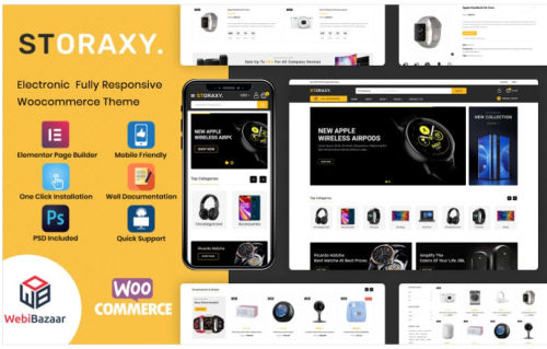 Storaxy - Mega Electronic Super Store WooCommerce Theme