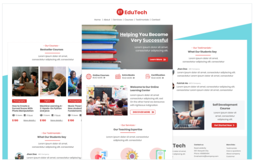 EduTech – Multipurpose Education Email Template Responsive Newsletter Template