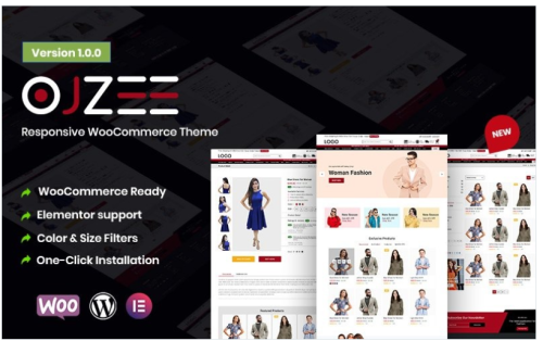 Ojzee - Responsive eCommerce WordPress Theme for WooCommerce