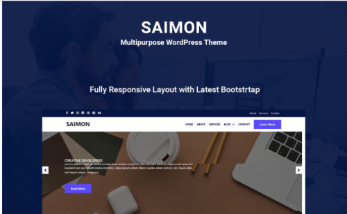 Saimon - Multipurpose WordPress Theme