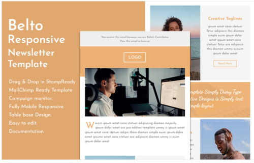 Belto - Responsive Email Newsletter Template