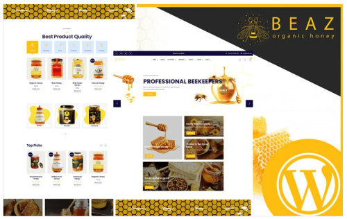 Beaz Honey Farm Shop WooCommerce Theme