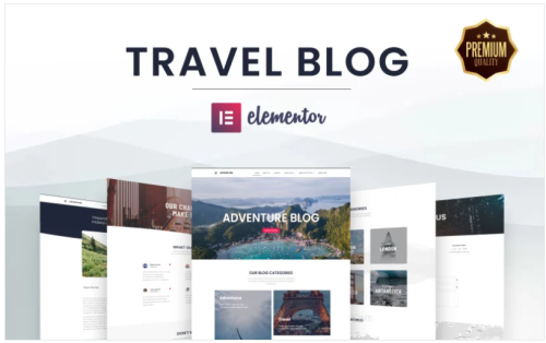 Elementor's Ultimate Web Kit for Travel and Adventure Blogging