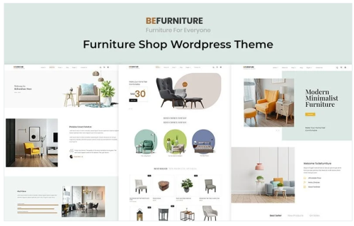 Befurniture - Furniture Shop FREE WooCommerce WordPress Theme