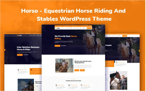 Horso - Equestrian Horse Riding And Stables WordPress Theme