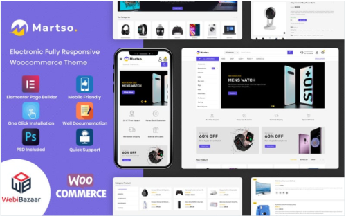 Martso - Multipurpose Electronics Premium WooCommerce Theme