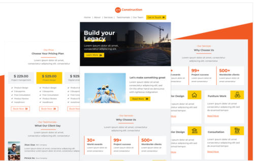 Construction – Multipurpose Construction & Architects Studio Email Template Responsive
