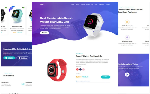 Bailo - Product Landing Page Template