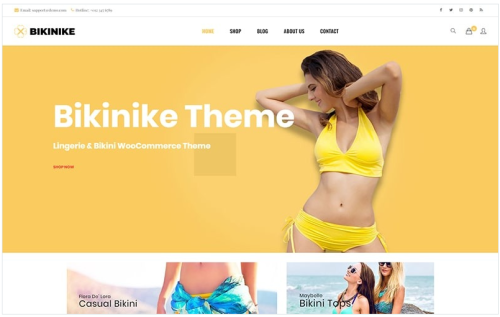 Bikinike - Lingerie & Bikini WooCommerce Theme