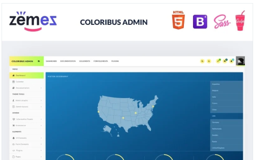 Coloribus Admin - Multifunctional Dashboard Clean Admin Template
