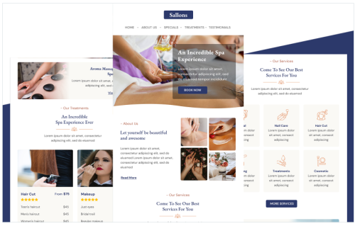 Sallons– Multipurpose Salon and Spa Responsive Email Newsletter Template