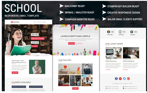 School Email Newsletter Template