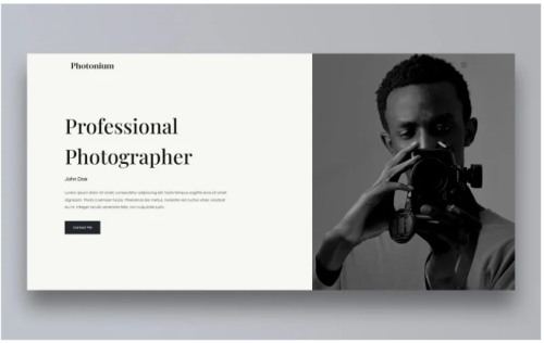 Photonium - Photographer Portfolio Wordpress Theme