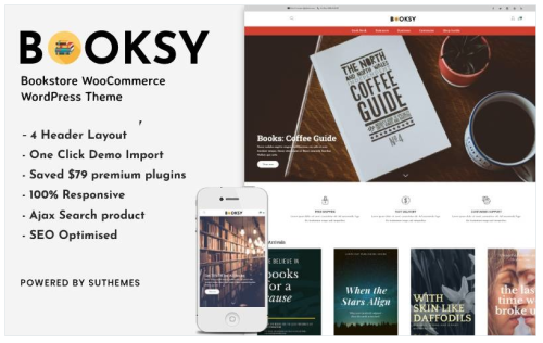 Booksy - Bookstore WooCommerce WordPress Theme