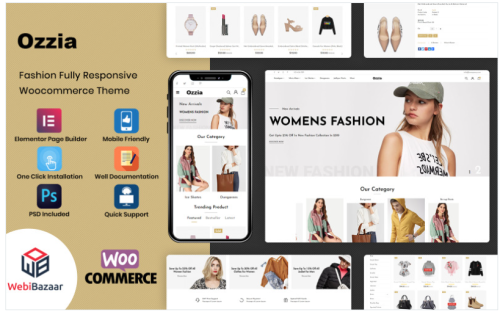 Ozzia - Fashion Shop Design WooCommerce Theme