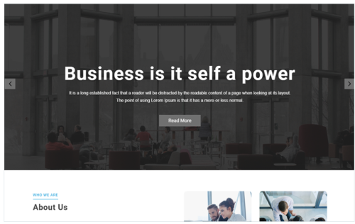 Beyond - Corporate Business HTML Tempalte Landing Page Template