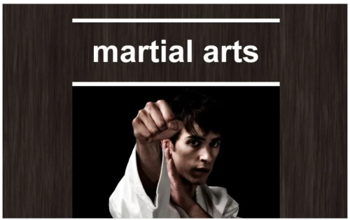 Martial Arts Responsive Newsletter Template