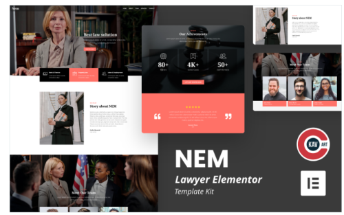 Nem - Lawyer Elementor Kit