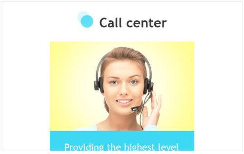 Call Center Responsive Newsletter Template