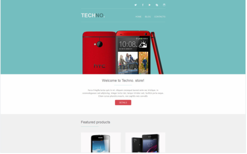 Mobile Store Newsletter Template