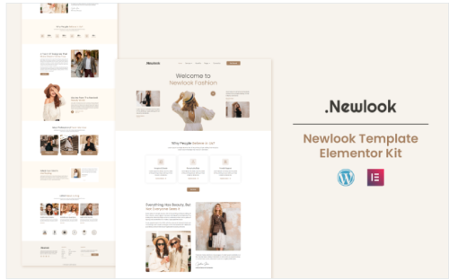 Newlook - Fashion and Clothing Elementor Template Kit