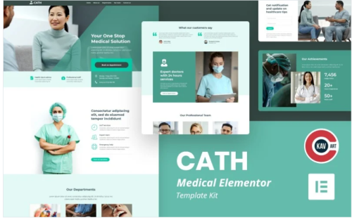 Cath - Medical Elementor Template Kit