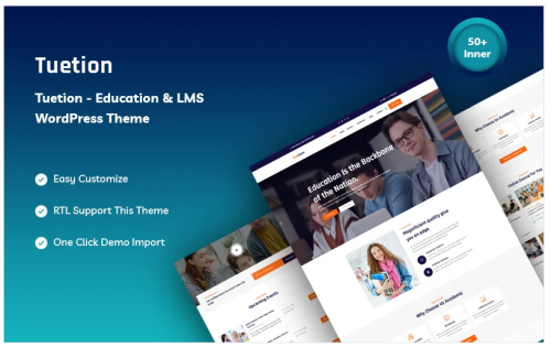 Tuetion - Education and LMS WordPress Theme