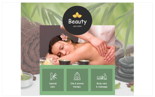 Spa Accessories Responsive Newsletter Template