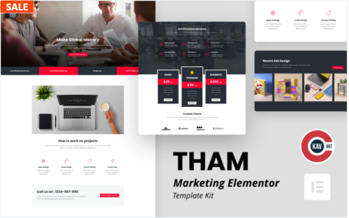 Tham - Marketing Agency Elementor Kit