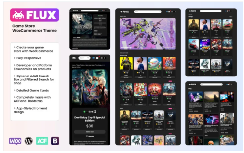 FLUX - Game Store WooCommerce Theme