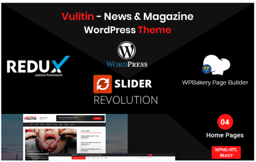 Vulitin - News & Magazine WordPress Theme