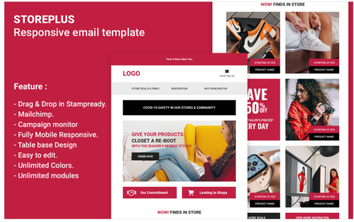 Storeplus Email E-trade Newsletter template