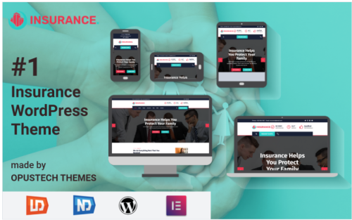 Insurance Company - Responsive Insurance Consulting WordPress theme