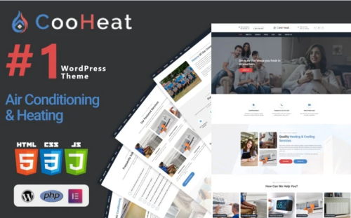 Cooheat - Air Conditioning and Heating WordPress Theme