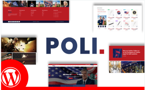 Poli Multipurpose Election Campaign and Donation Portal WooCommerce Theme