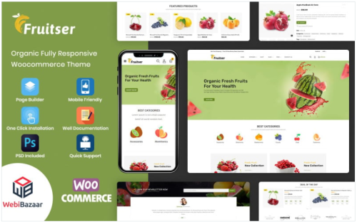 Fruitser - Grocery WooCommerce Store Template