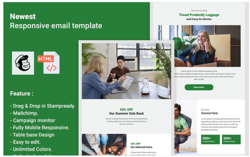 Newest - Html Responsive Email Template