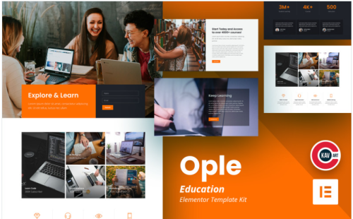 Ople - Education Template - Elementor Kit