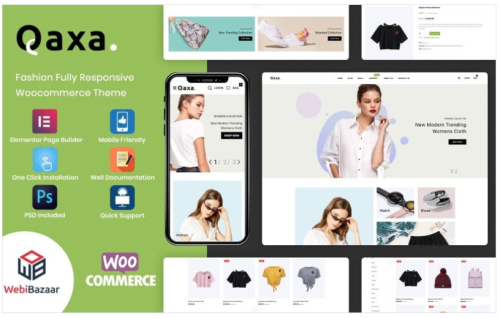 Qaxa - Fashion Responsive Store WooCommerce Theme